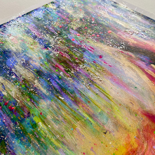 12x12 Hand painted Memories of Mardi Gras