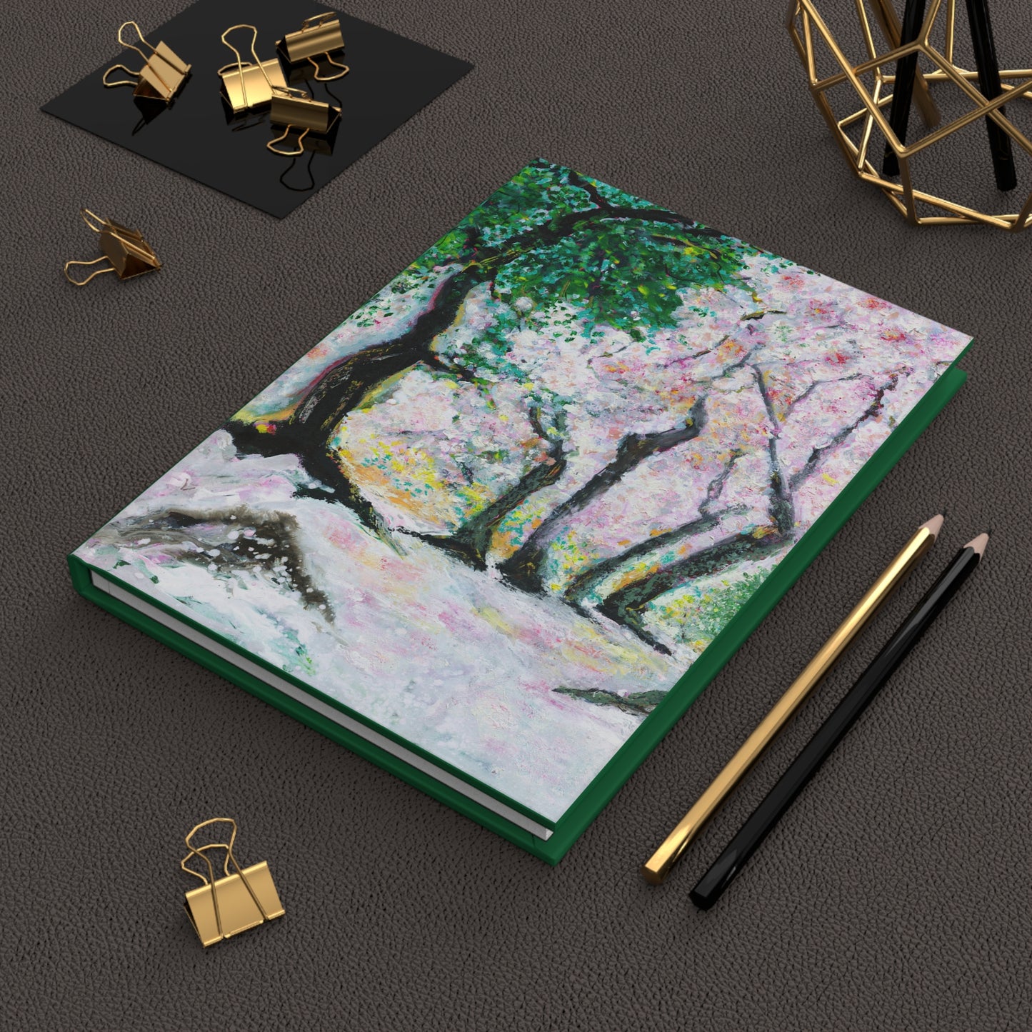 Whispers Beneath the Blossoms - Hardcover Journal