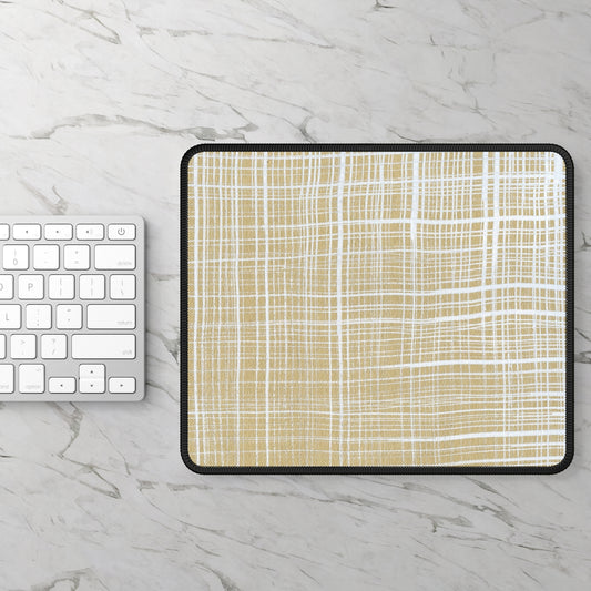 Mouse Pad - White Gingham