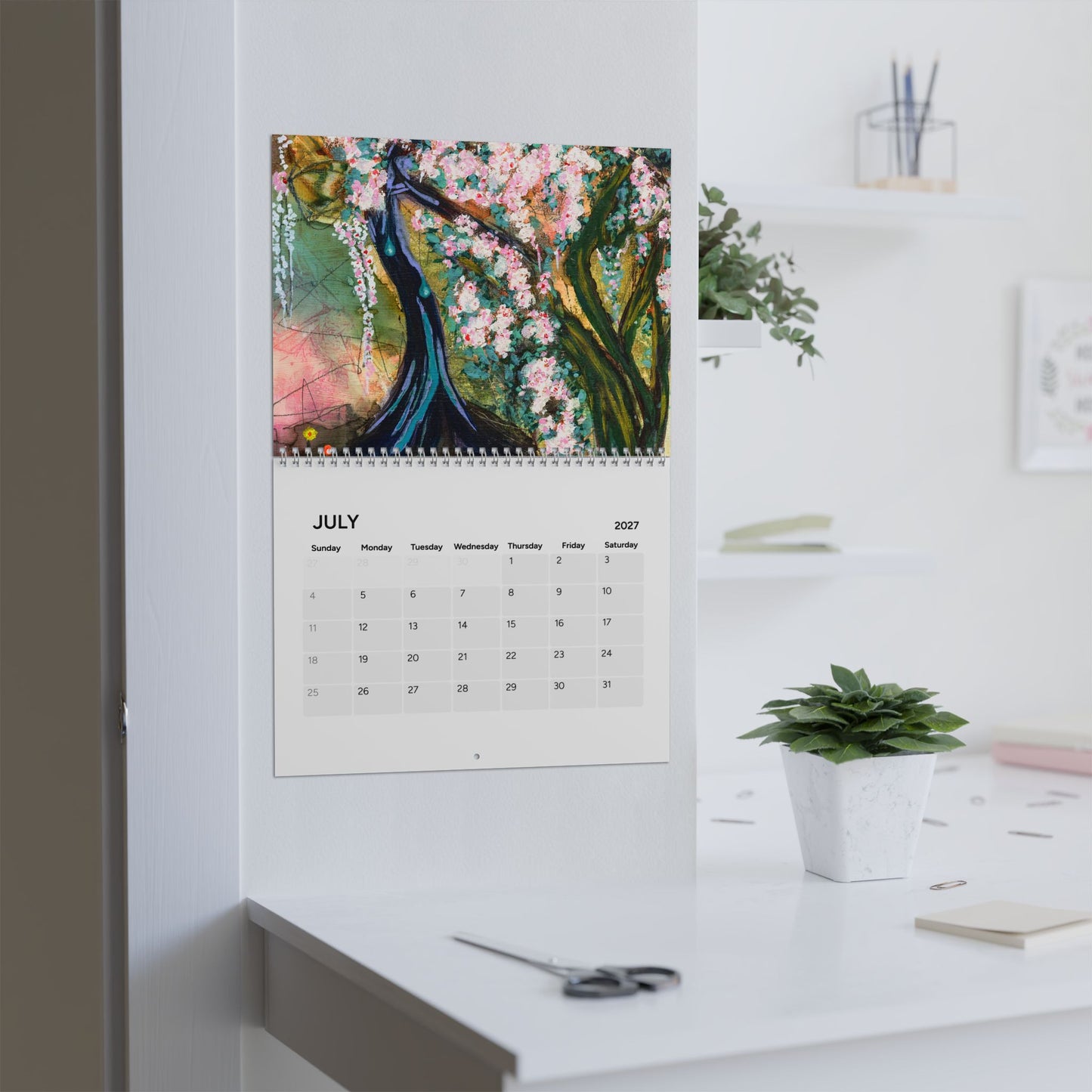 2027 Landscapes and Blossoms - WALL CALENDAR
