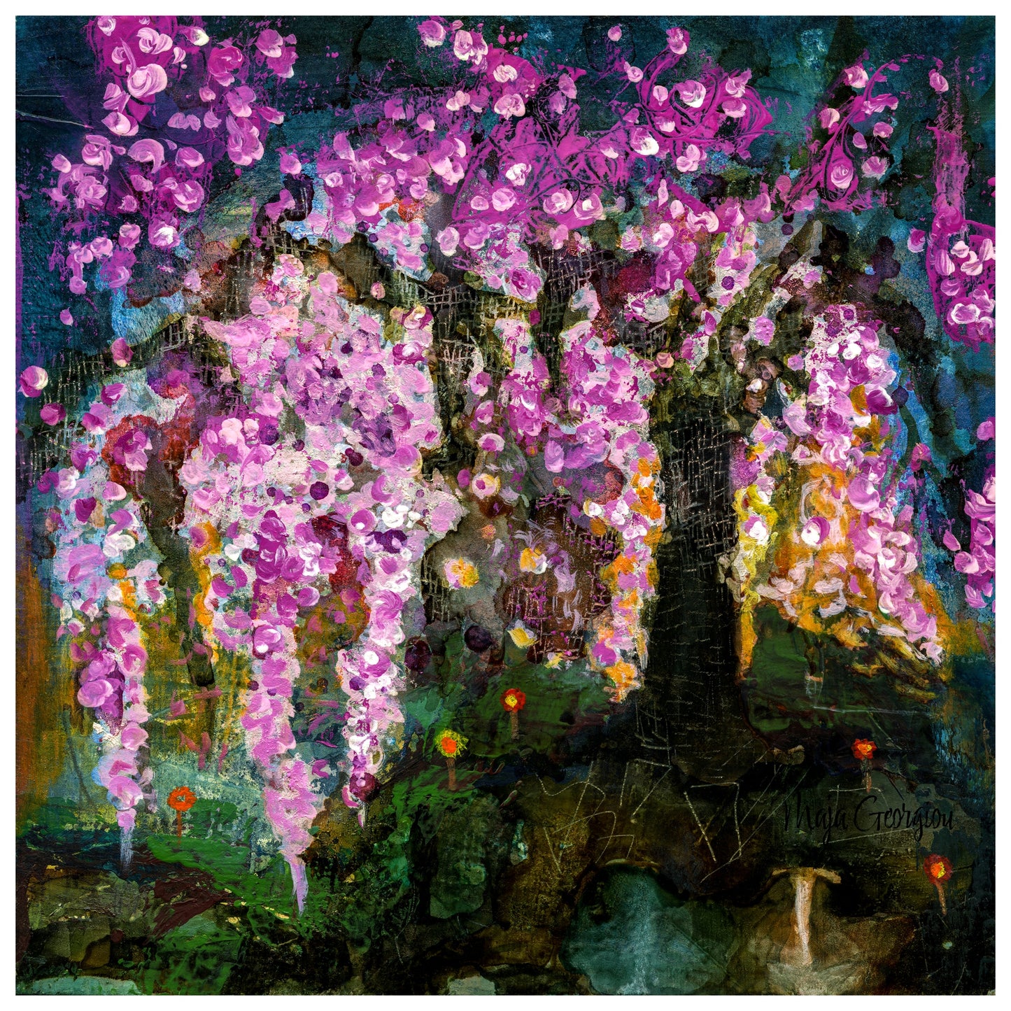 The Garden at Blue Hour - Fine Art Giclée Print
