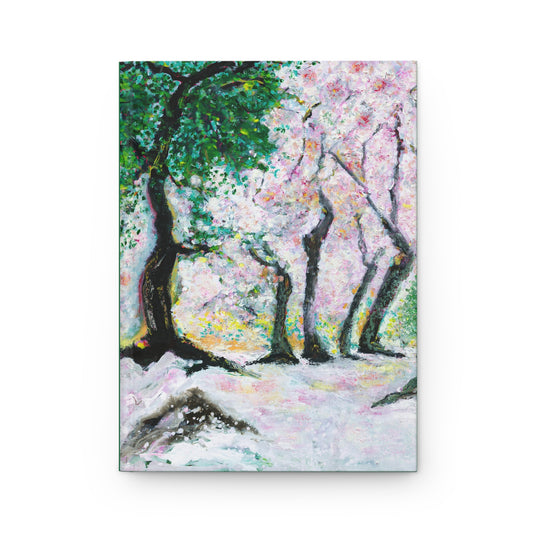 Whispers Beneath the Blossoms - Hardcover Journal