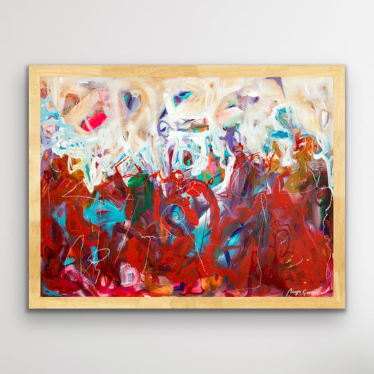 Fields of Fire and Sky - Fine Art Giclée Print