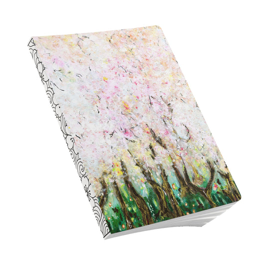 Soft Cover Lined Journal with Coloring Pages