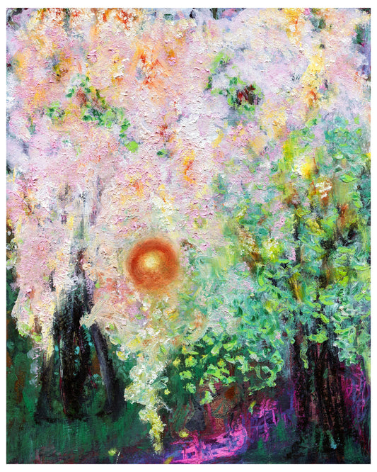 Blossom Whispers Held by the Sun - Fine Art Giclée Print