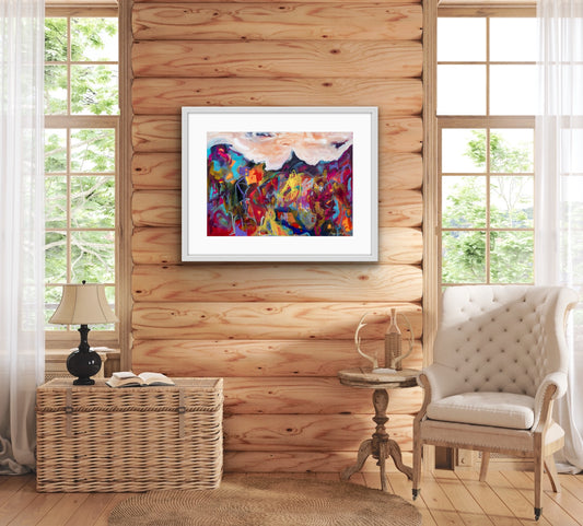 Where Children and Wild Horses Run Free - ORIGINAL PAINTING