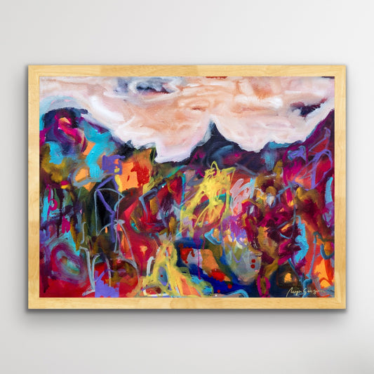 Where Children and Wild Horses Run Free - Fine Art Giclée Print