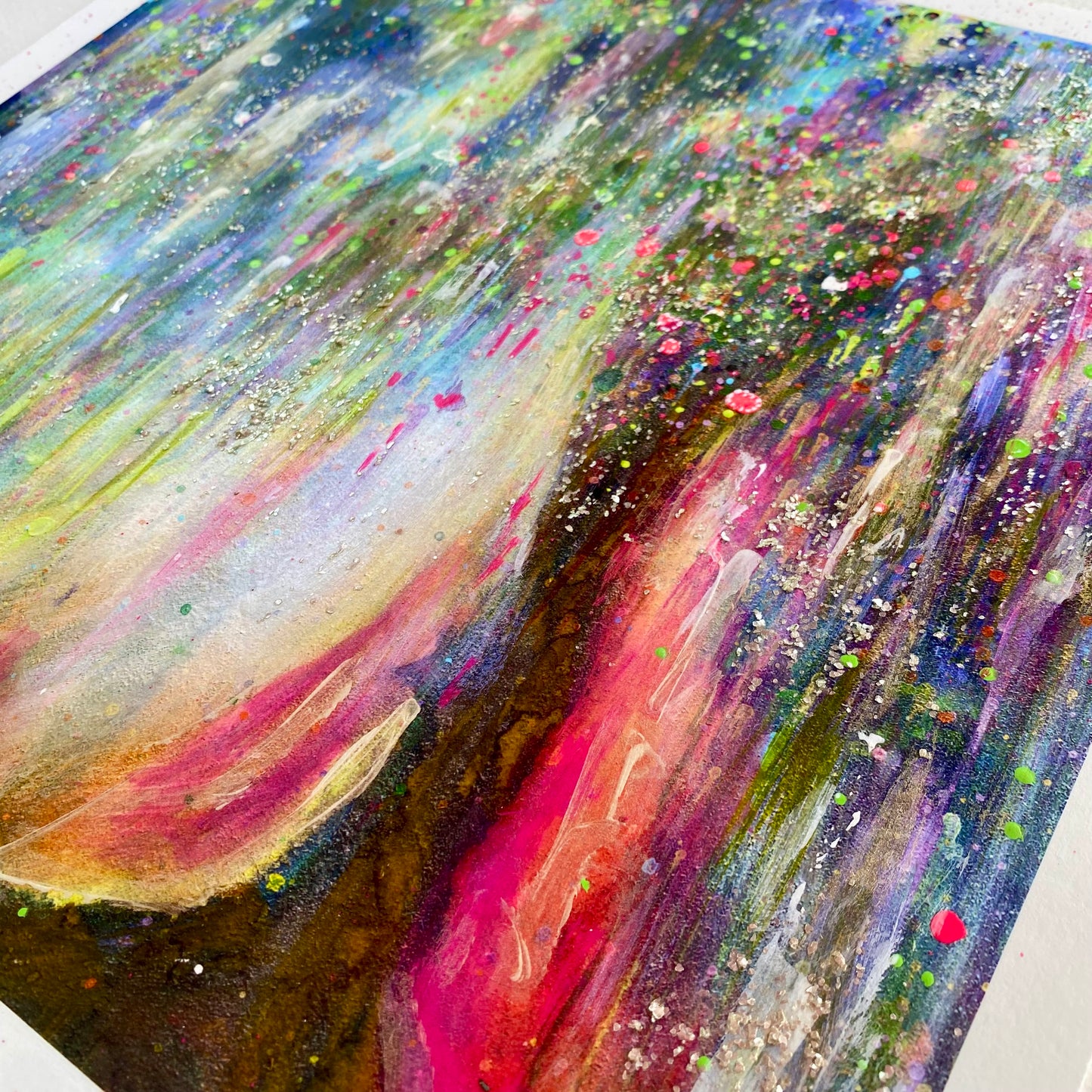 12x12 Hand painted Memories of Mardi Gras