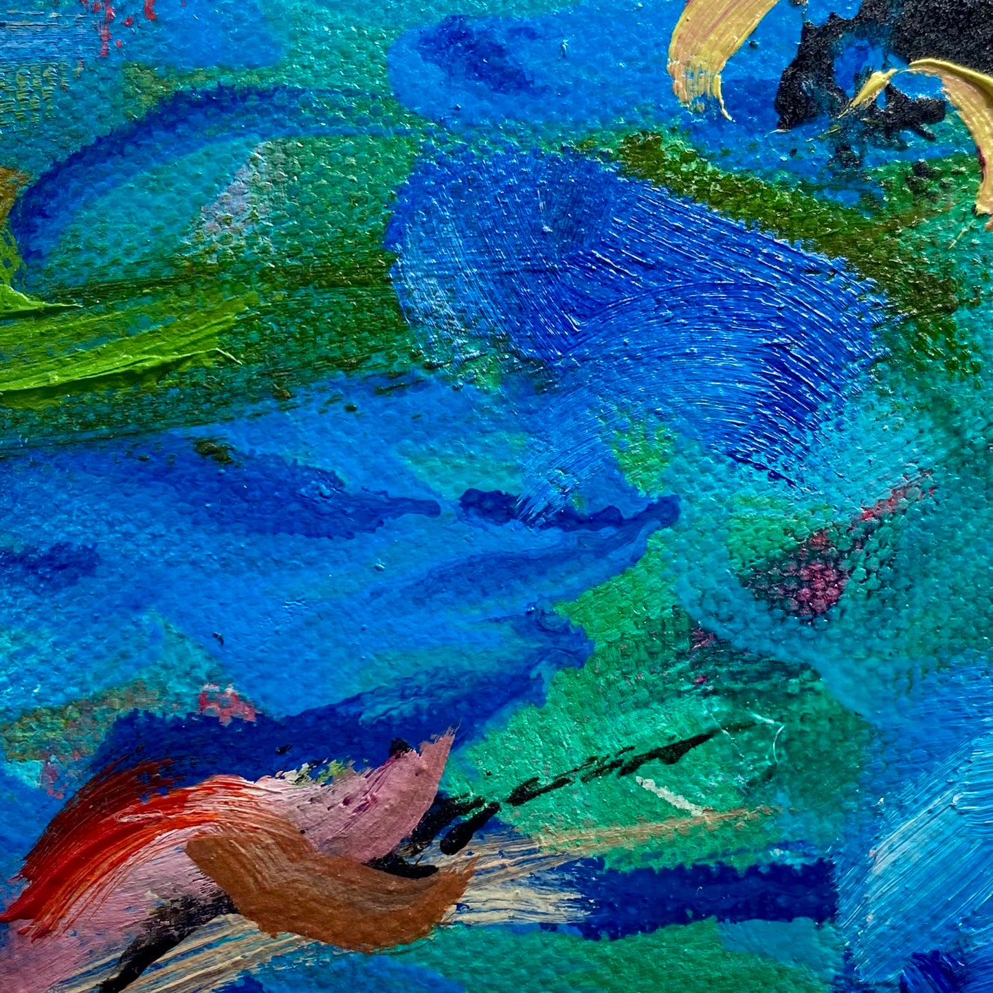 3x3 Oil Painting
