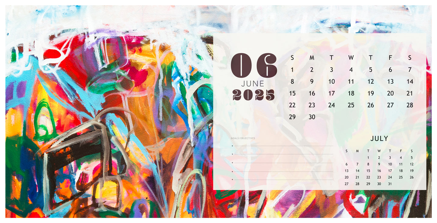 2025 Desktop Calendar, Where Children And Wild Horses Run Free