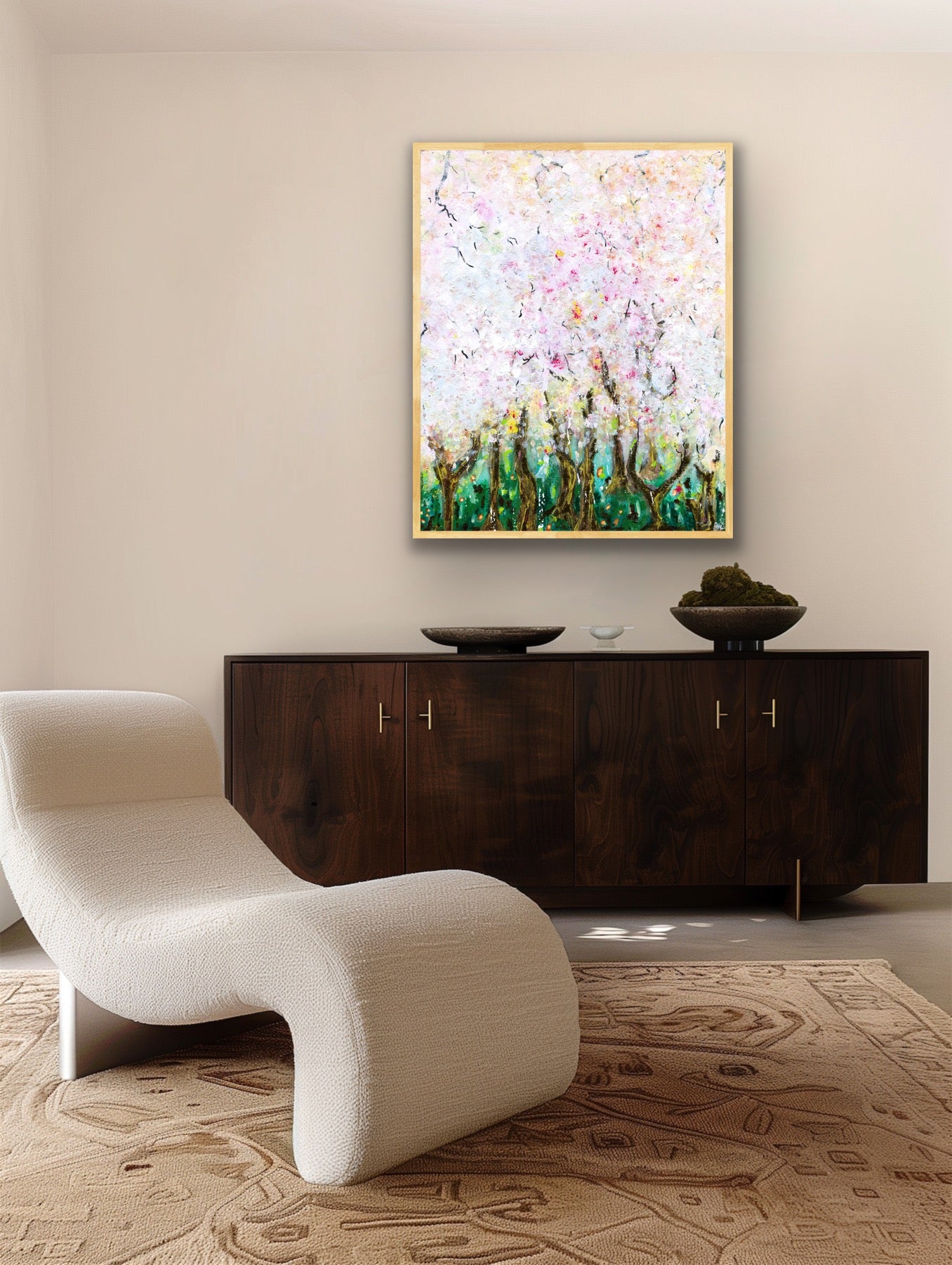 Echoes of Spring Carried in Blossoms