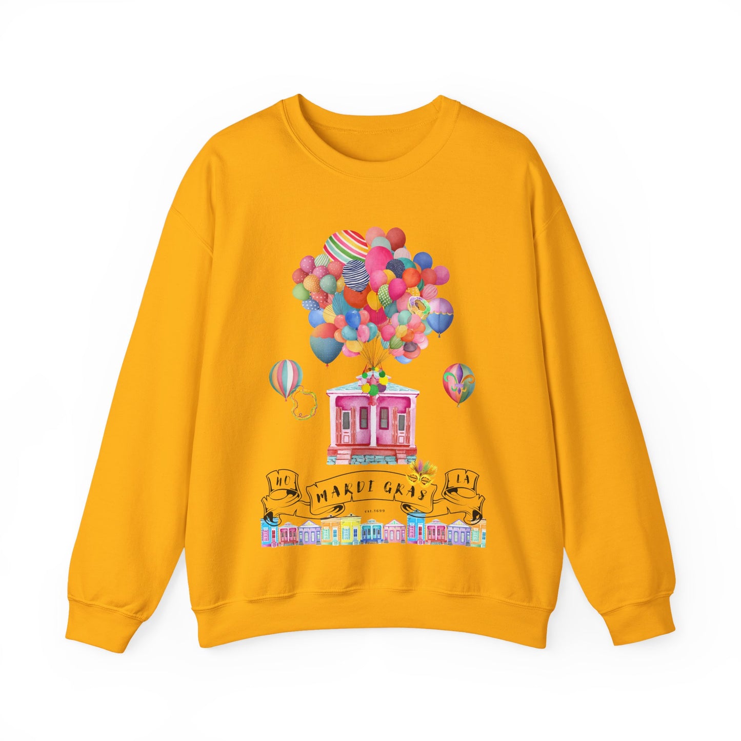 Mardi Gras New Orleans Crewneck Sweatshirt