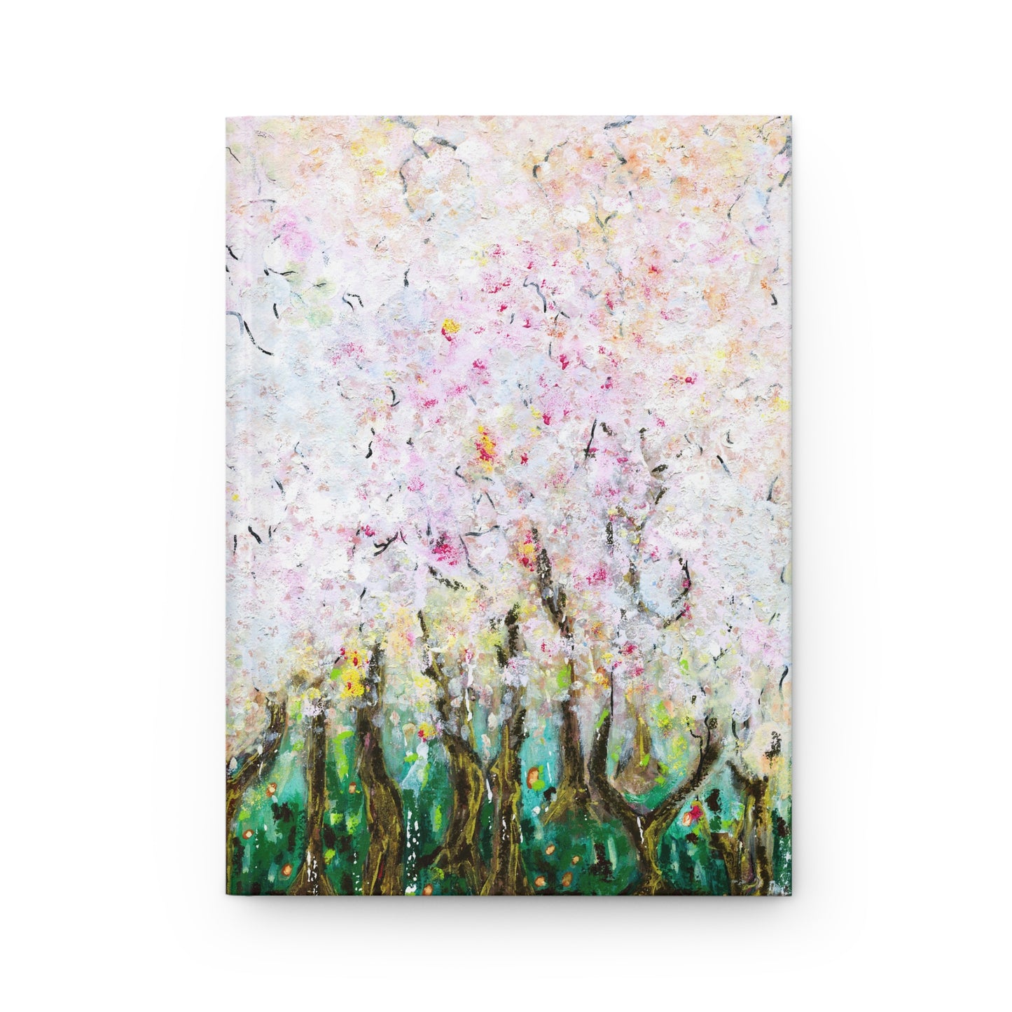 Echoes of Spring Carried in Blossoms - Hardcover Journal