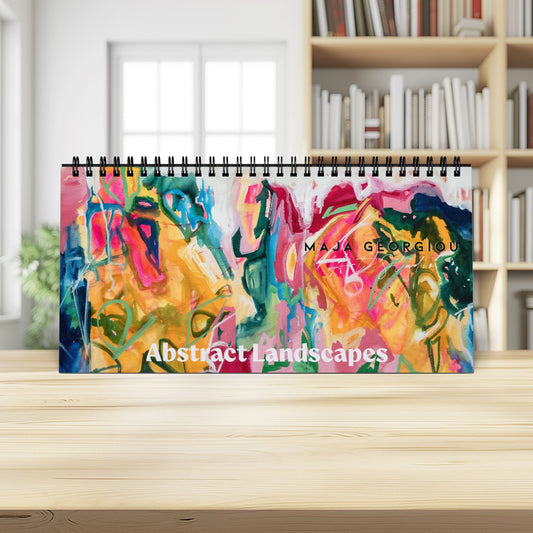 2027 Abstract Landscape Art - DESK CALENDAR