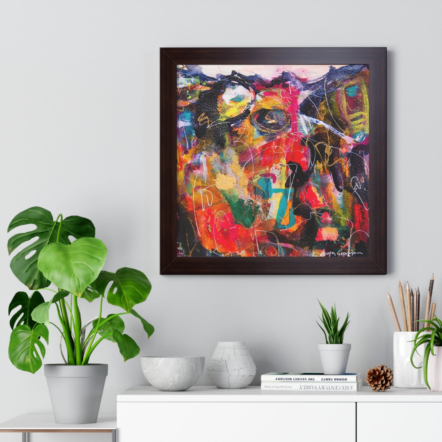 Framed Abstract Art Print