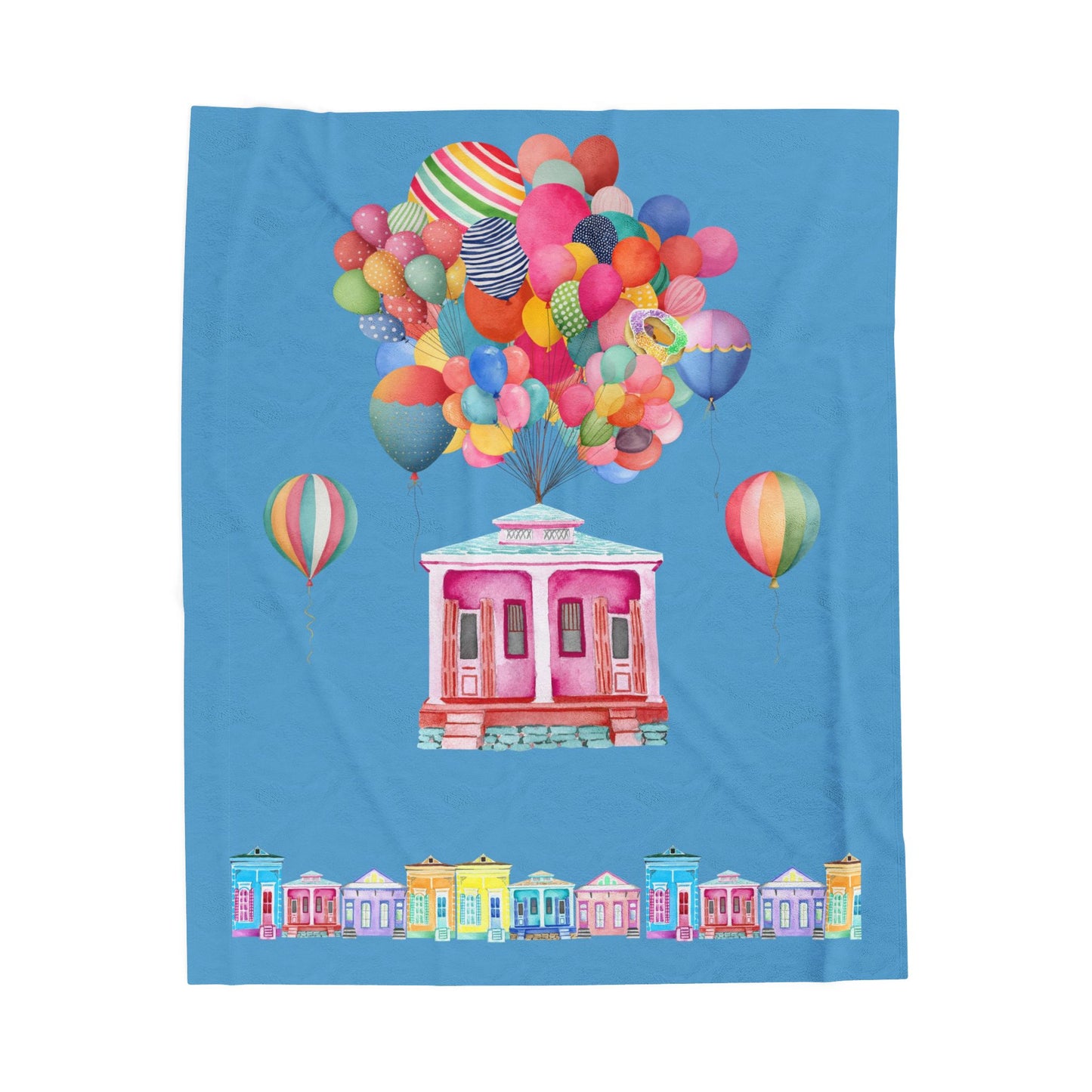 Velveteen Blanket Plush - NOLA Blue (2.0)