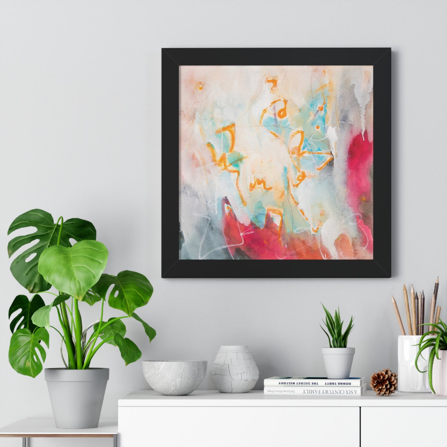 Framed Abstract Art Print