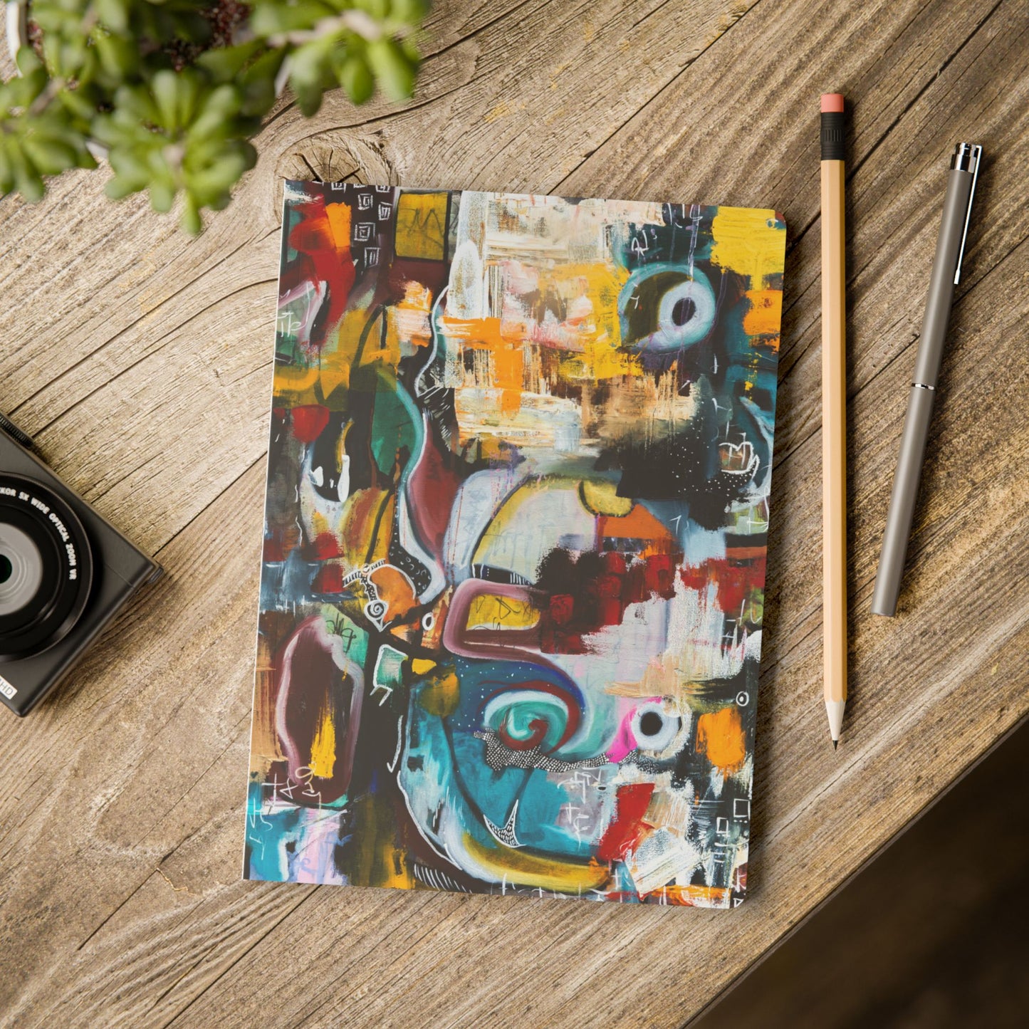 Soft Cover Lined Journal with Coloring Pages - Music Theory