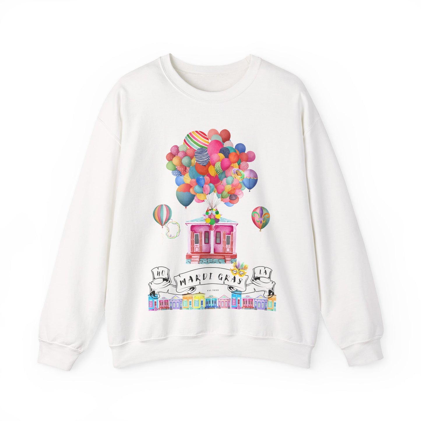 Mardi Gras New Orleans Crewneck Sweatshirt