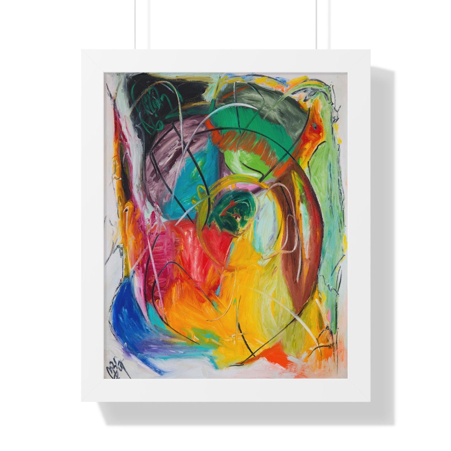 Framed Abstract Art Print