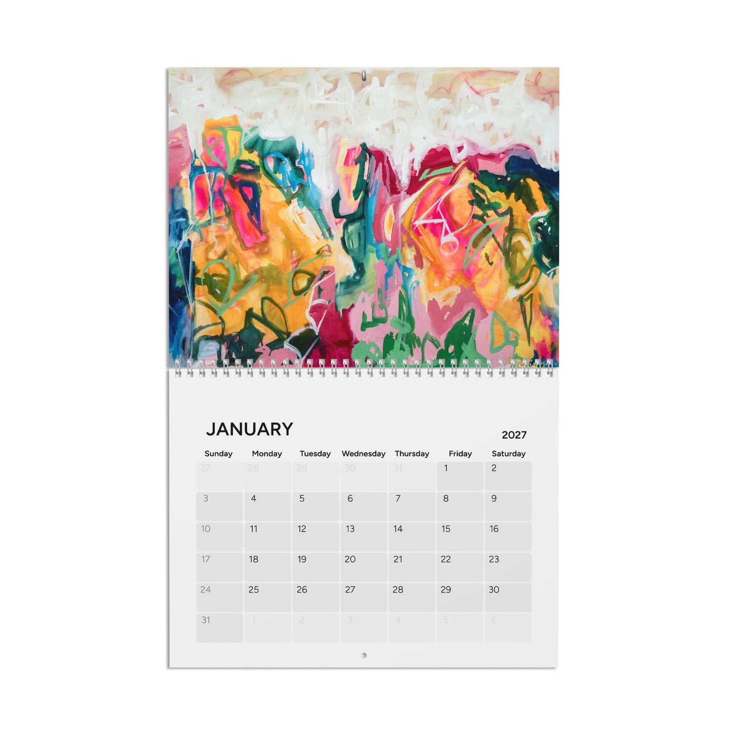 2027 Abstract Landscapes WALL CALENDAR
