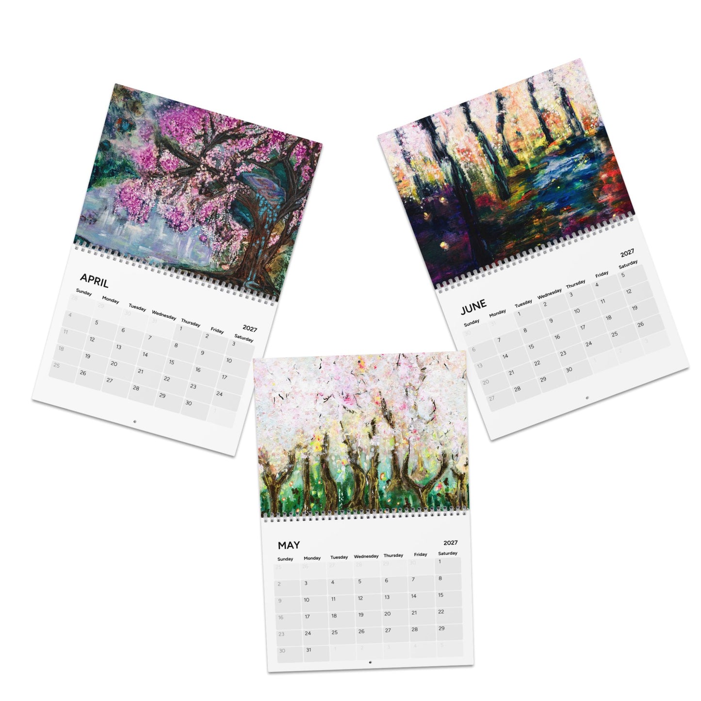 2027 Landscapes and Blossoms  - WALL CALENDAR