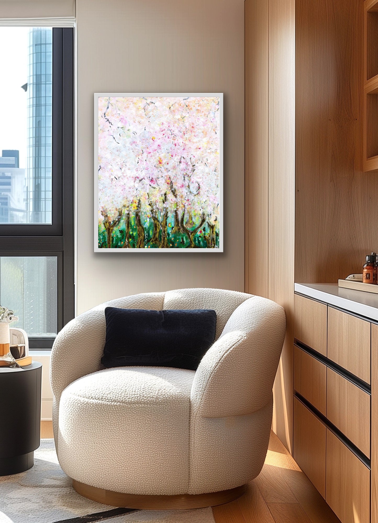 Echoes of Spring Carried in Blossoms