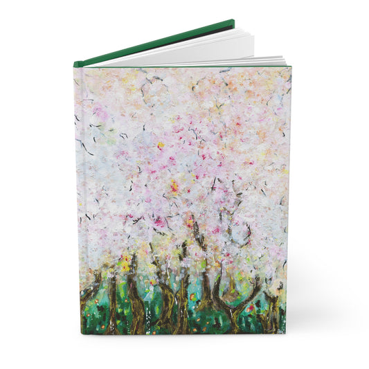 Echoes of Spring Carried in Blossoms - Hardcover Journal