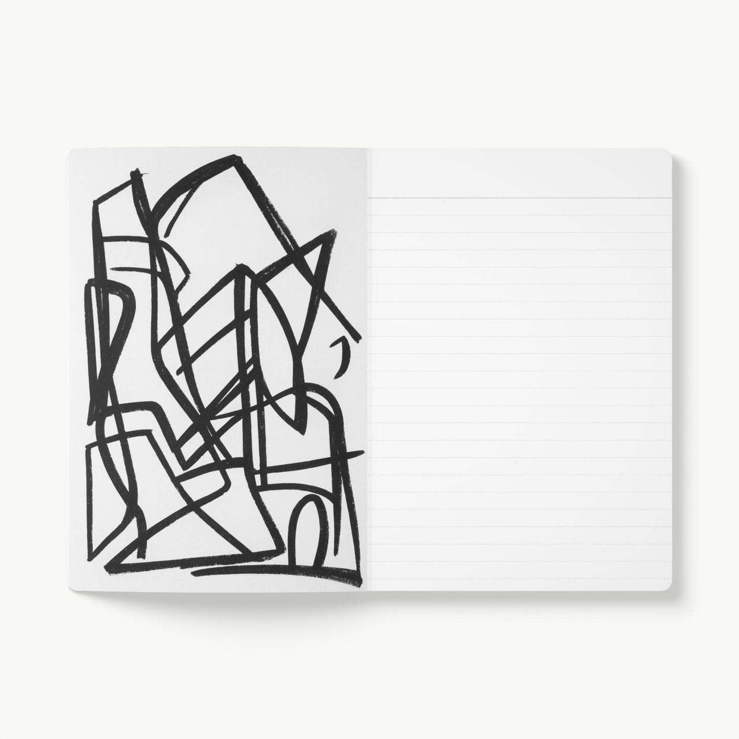 Soft Cover Lined Journal with Coloring Pages - Music Theory