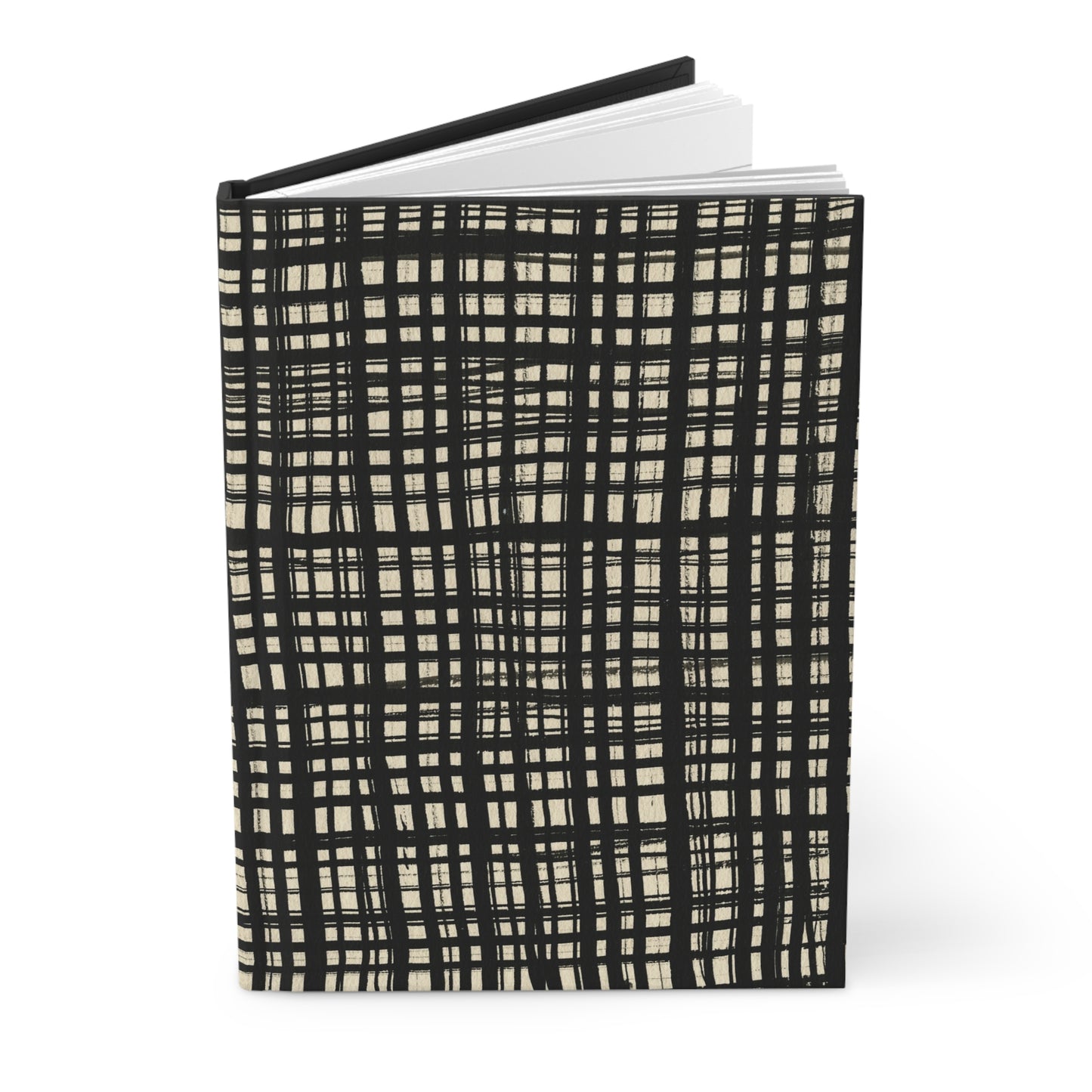 Black Gingham.  -  Hardcover Journal