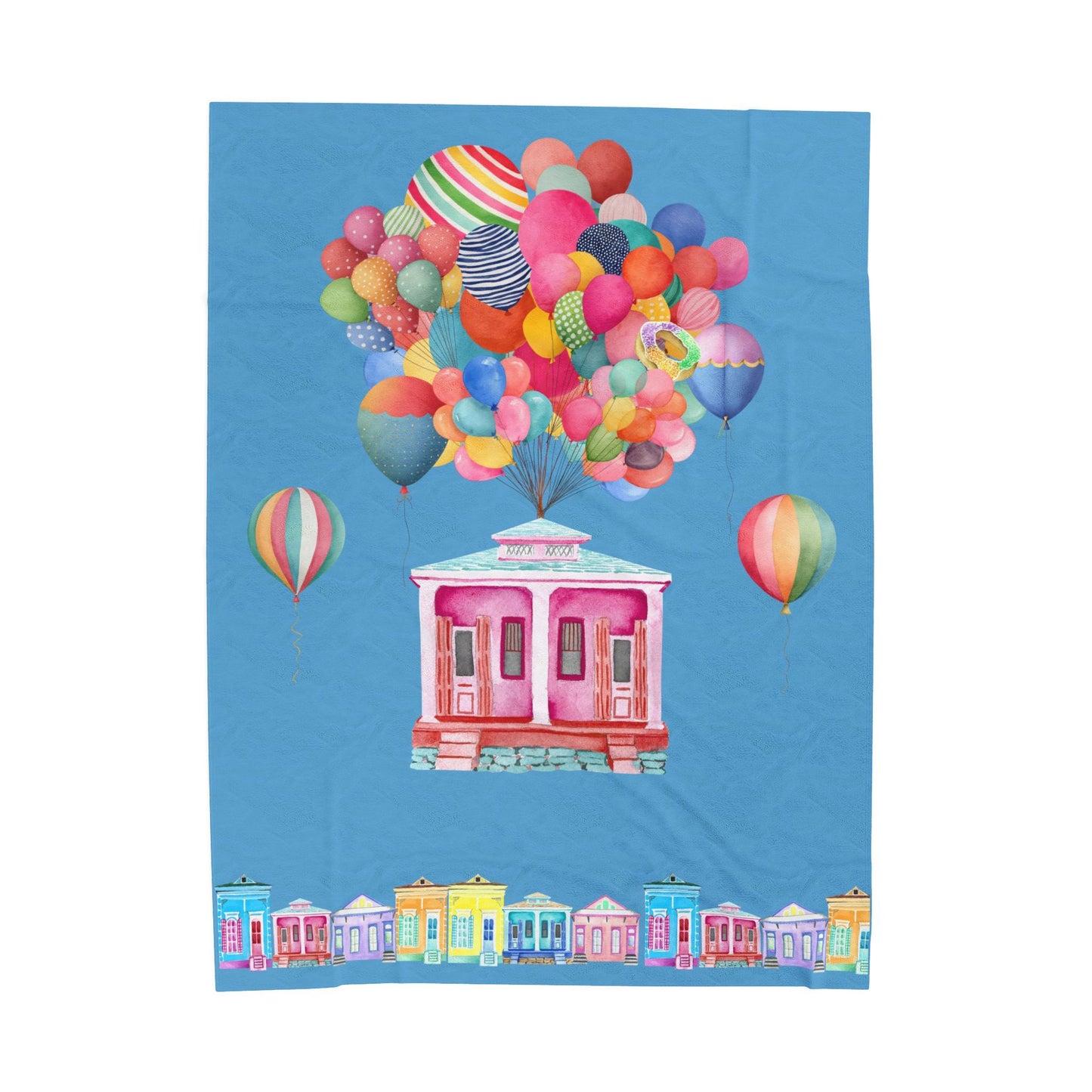 Velveteen Blanket Plush - NOLA Blue (2.0)