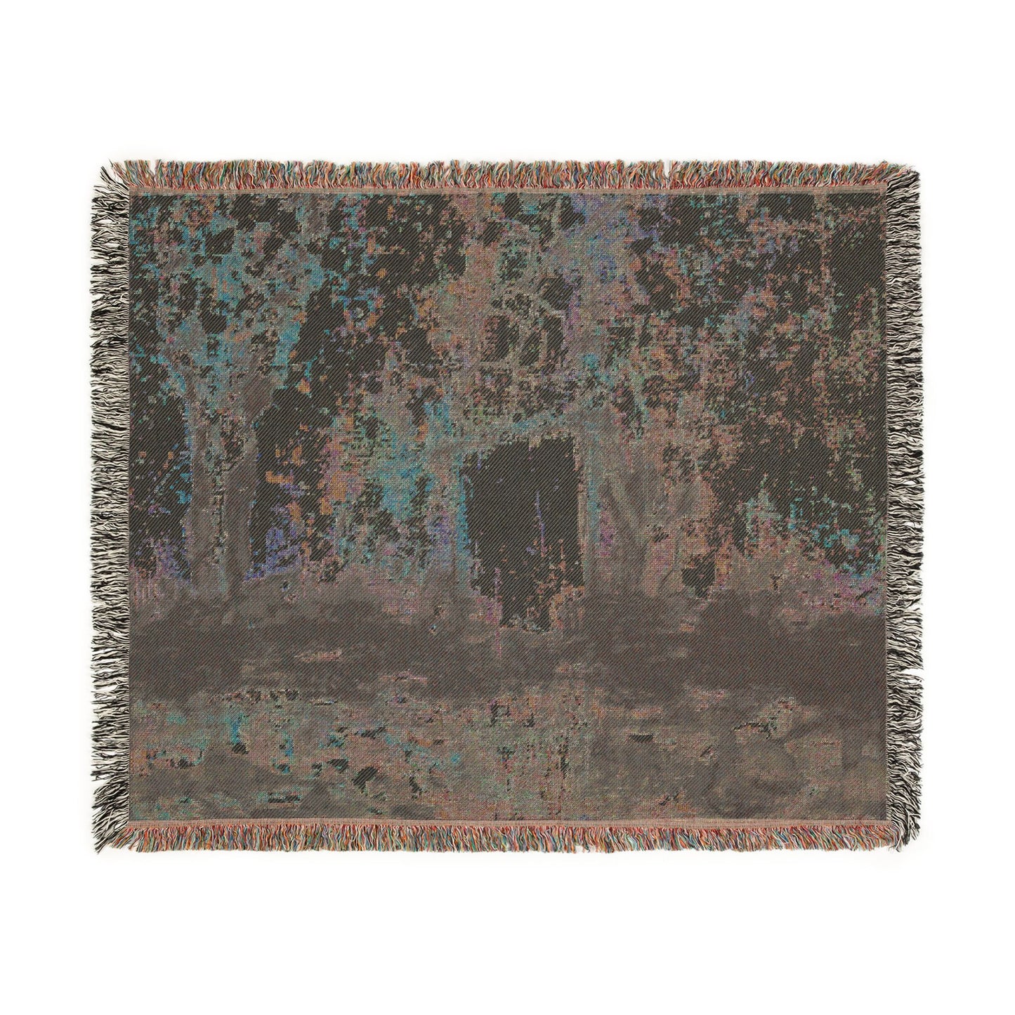 Where the Water Holds the Sky - Woven Art Blanket