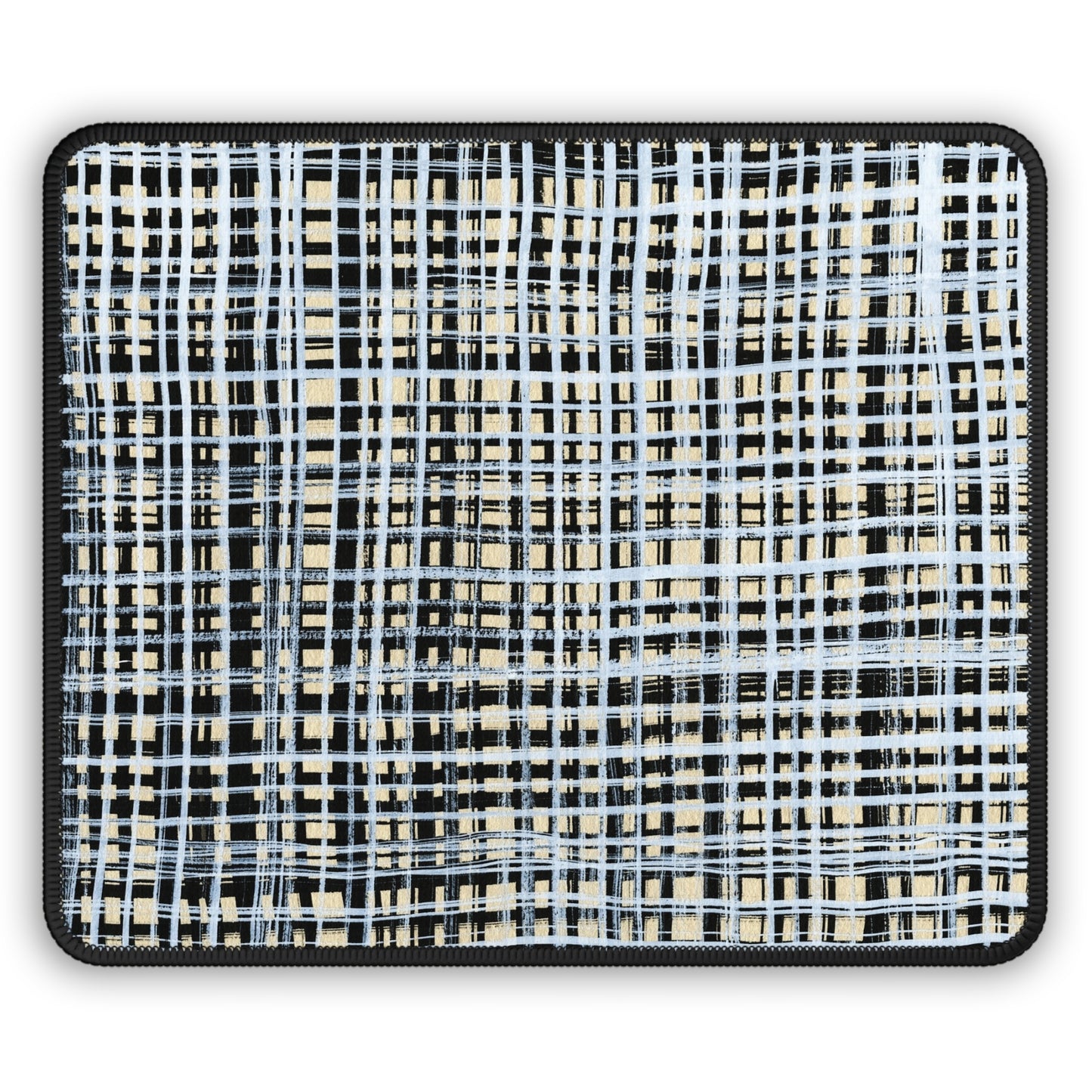 Mouse Pad - Black & White Gingham