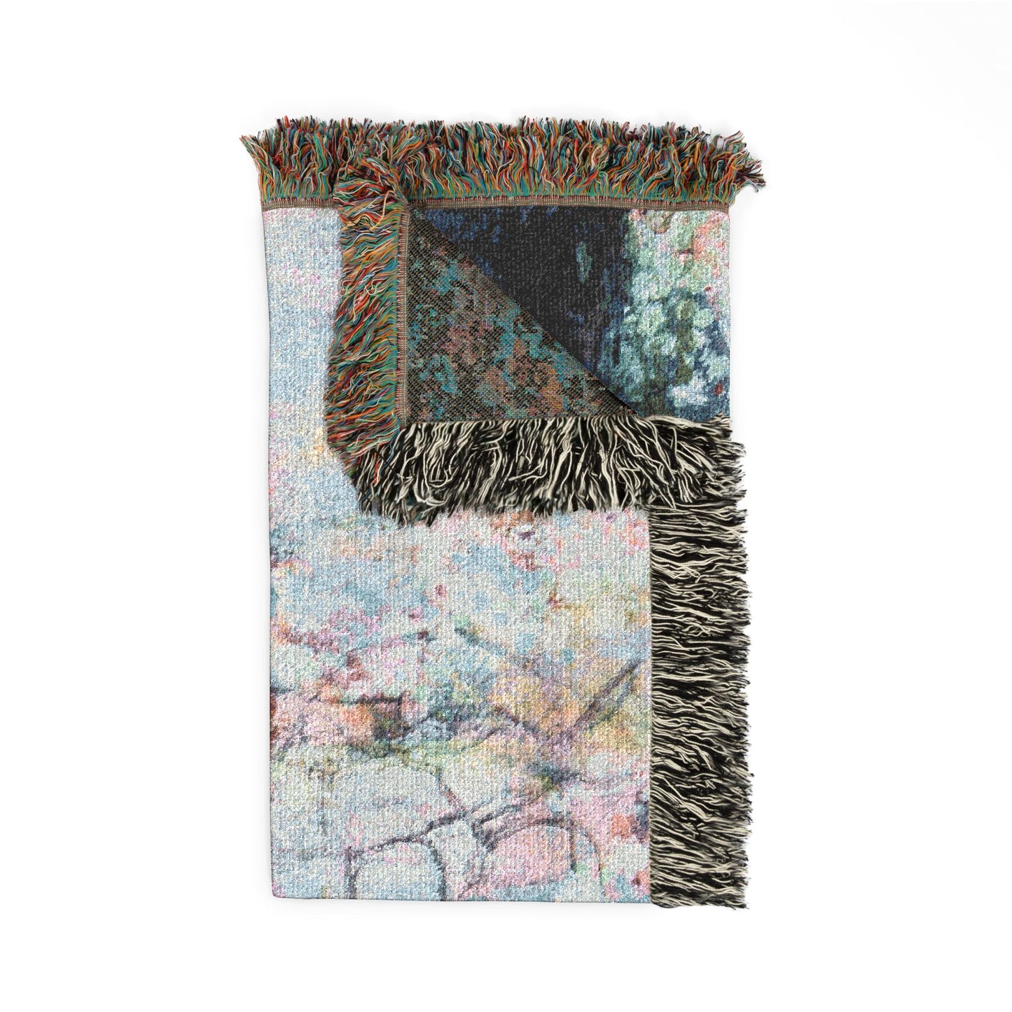 Where the Water Holds the Sky - Woven Art Blanket