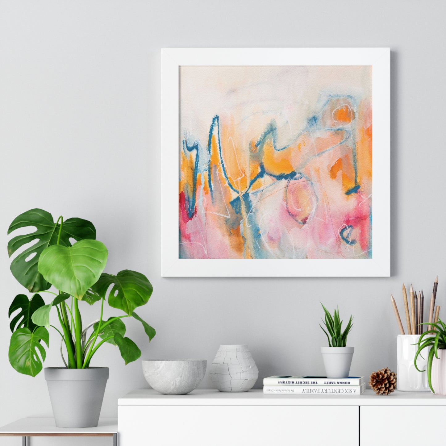 Framed Abstract Art Print