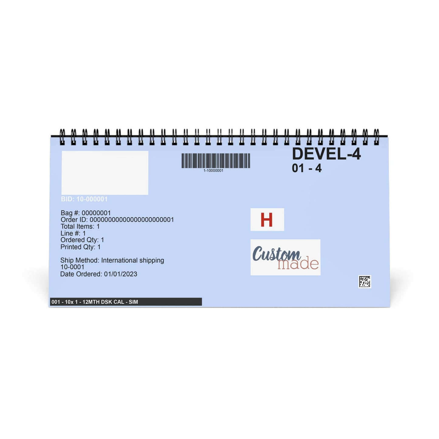 2027 Abstract Landscape Art - DESK CALENDAR