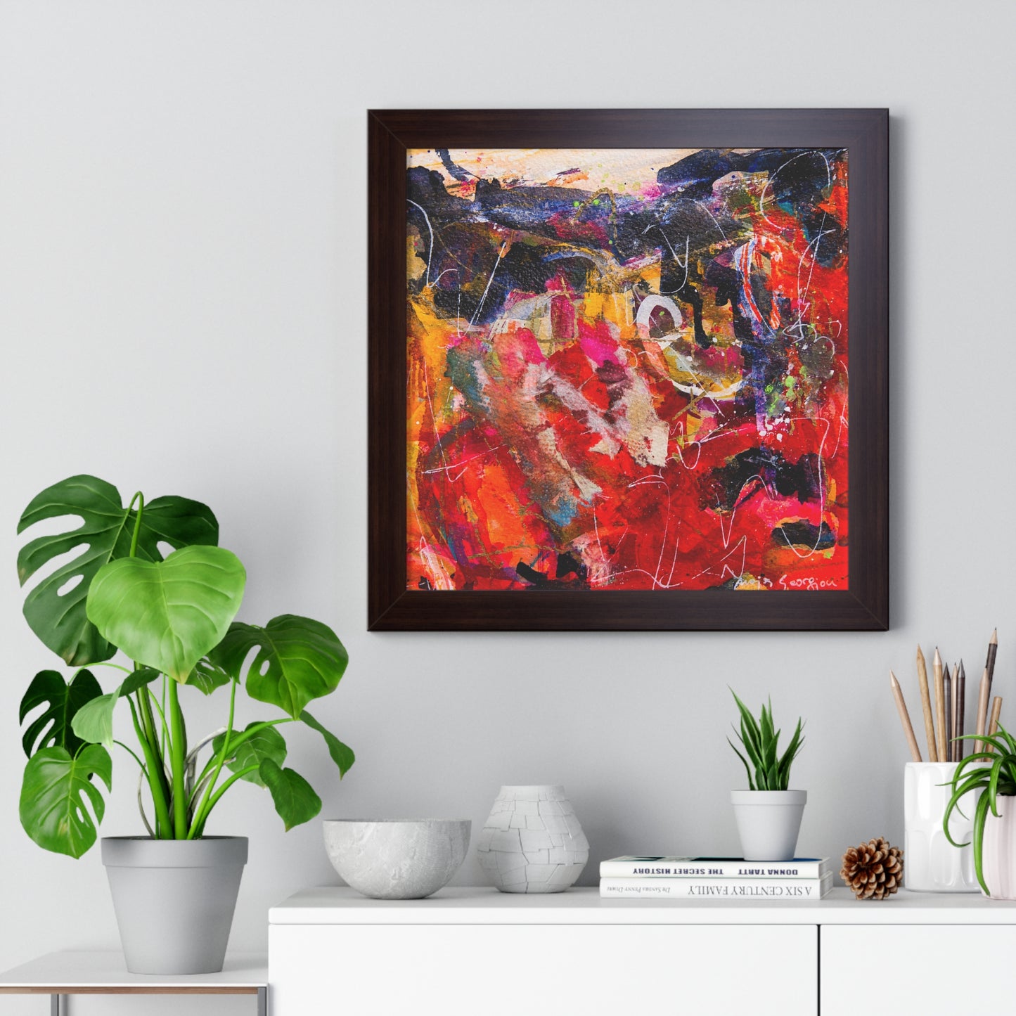 Framed Abstract Art Print