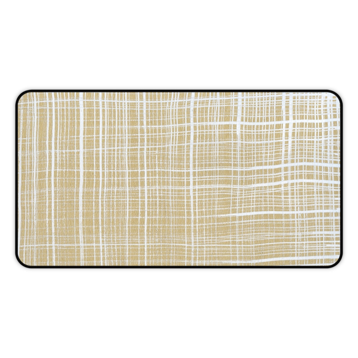 Desk Mat -White Gingham