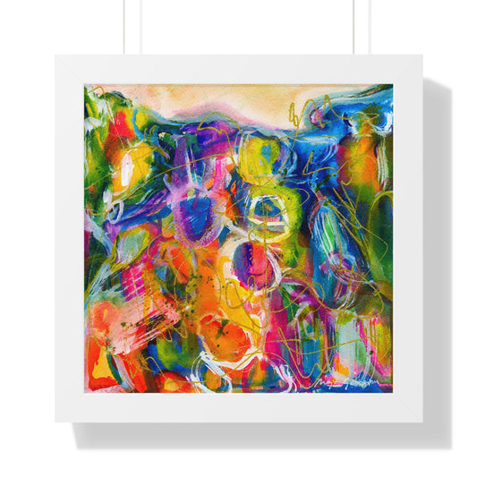 Framed Abstract Art Print