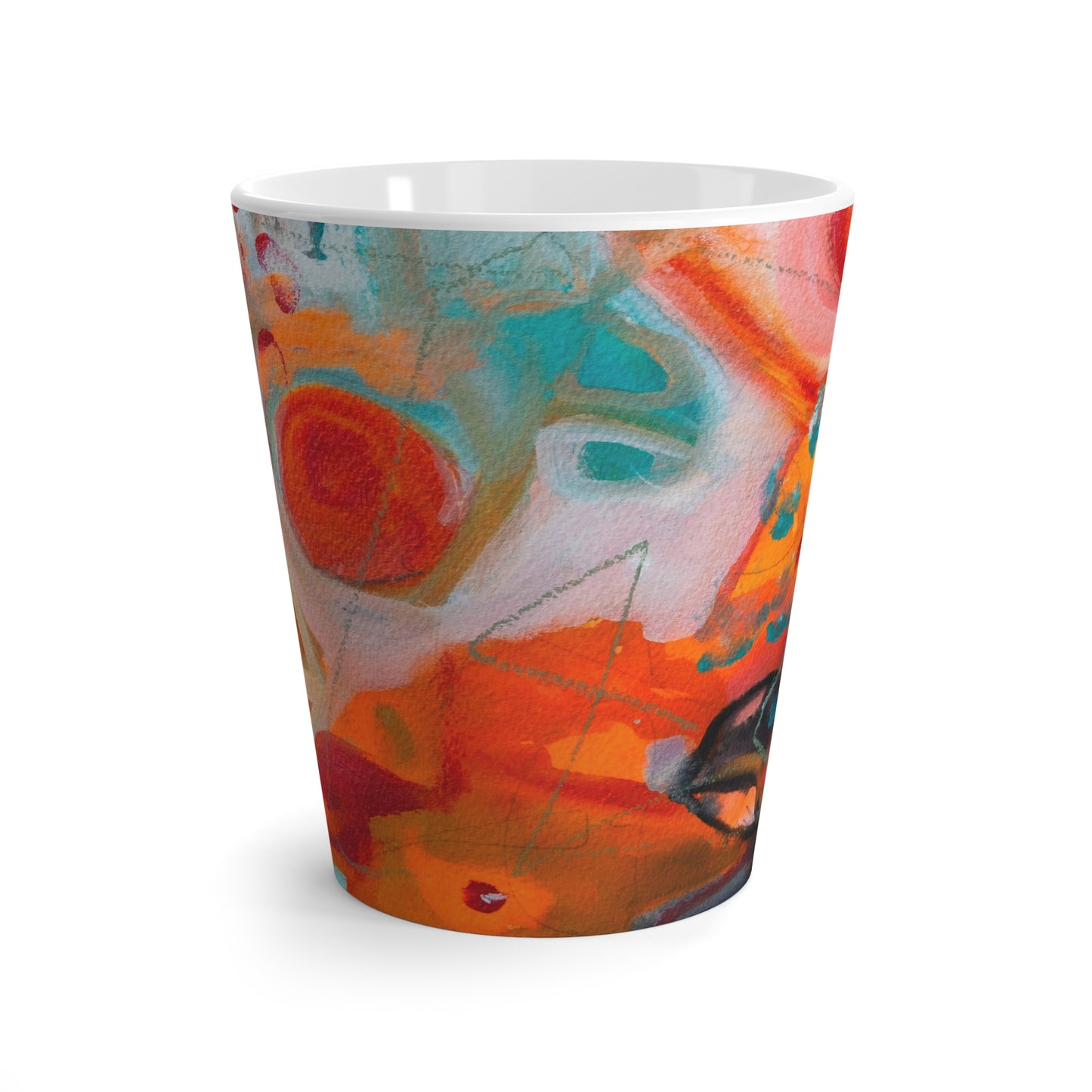 Latte Ceramic Mug - 12 oz