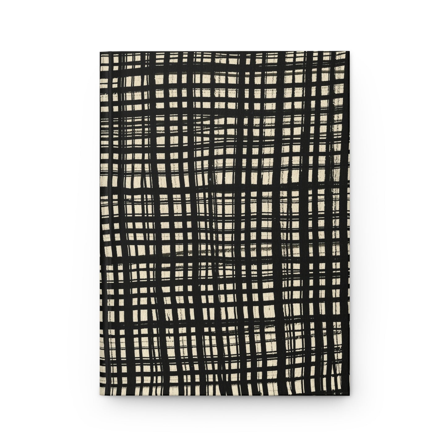 Black Gingham.  -  Hardcover Journal