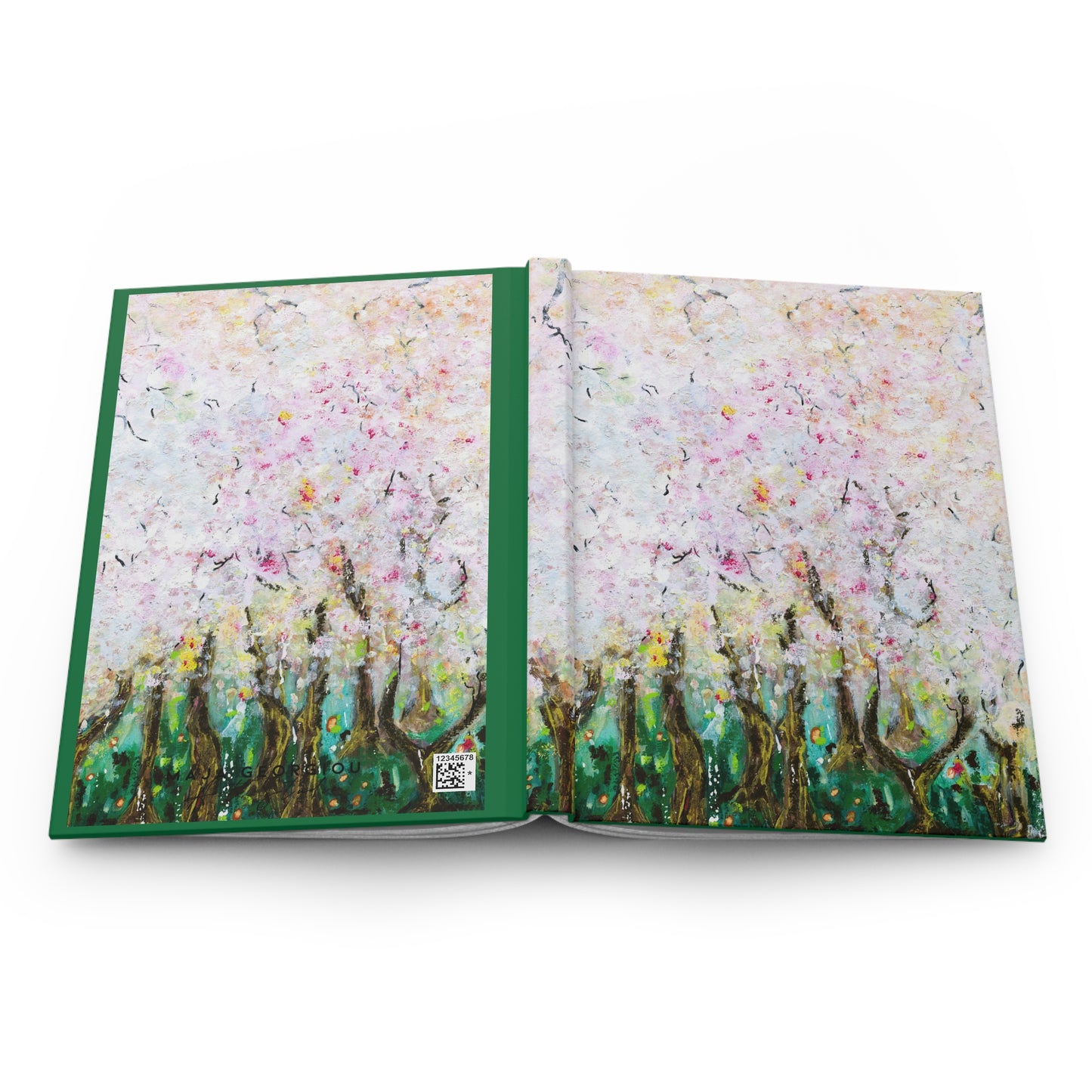 Echoes of Spring Carried in Blossoms - Hardcover Journal