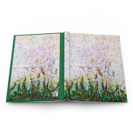 Echoes of Spring Carried in Blossoms - Hardcover Journal