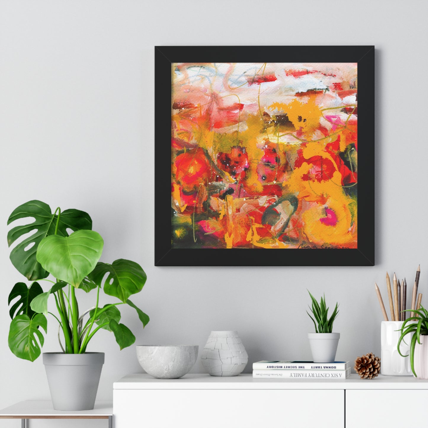 Framed Abstract Art Print