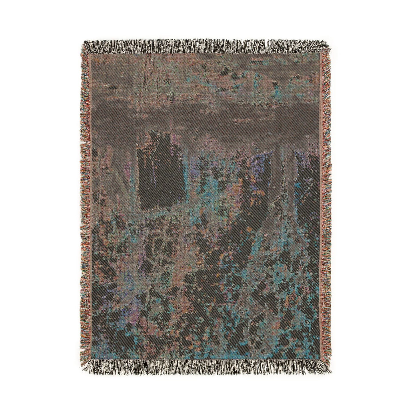 Where the Water Holds the Sky - Woven Art Blanket