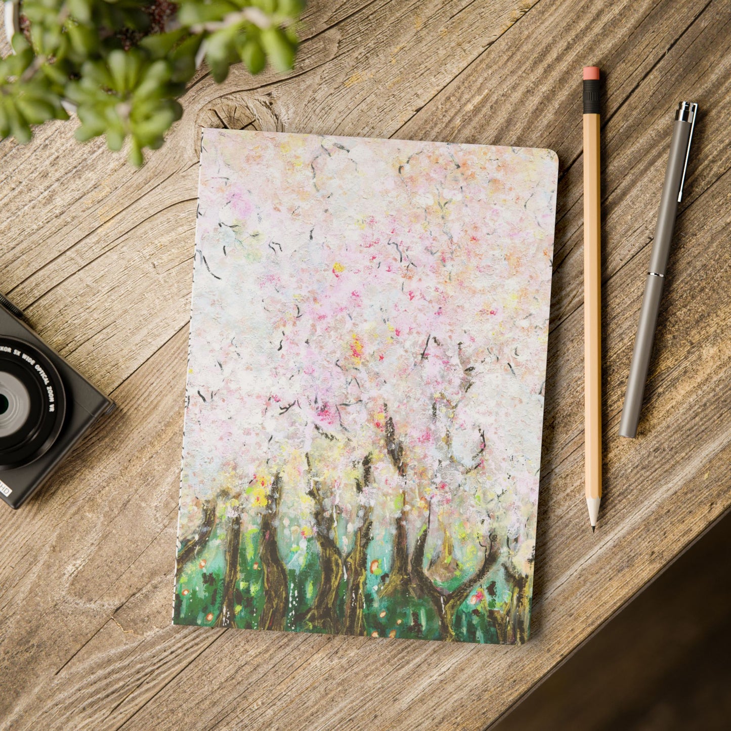 Soft Cover Lined Journal with Coloring Pages