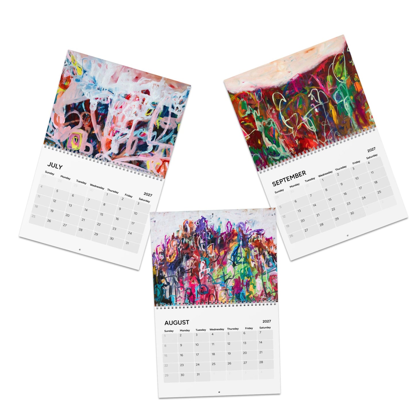 2027 Abstract Landscapes WALL CALENDAR