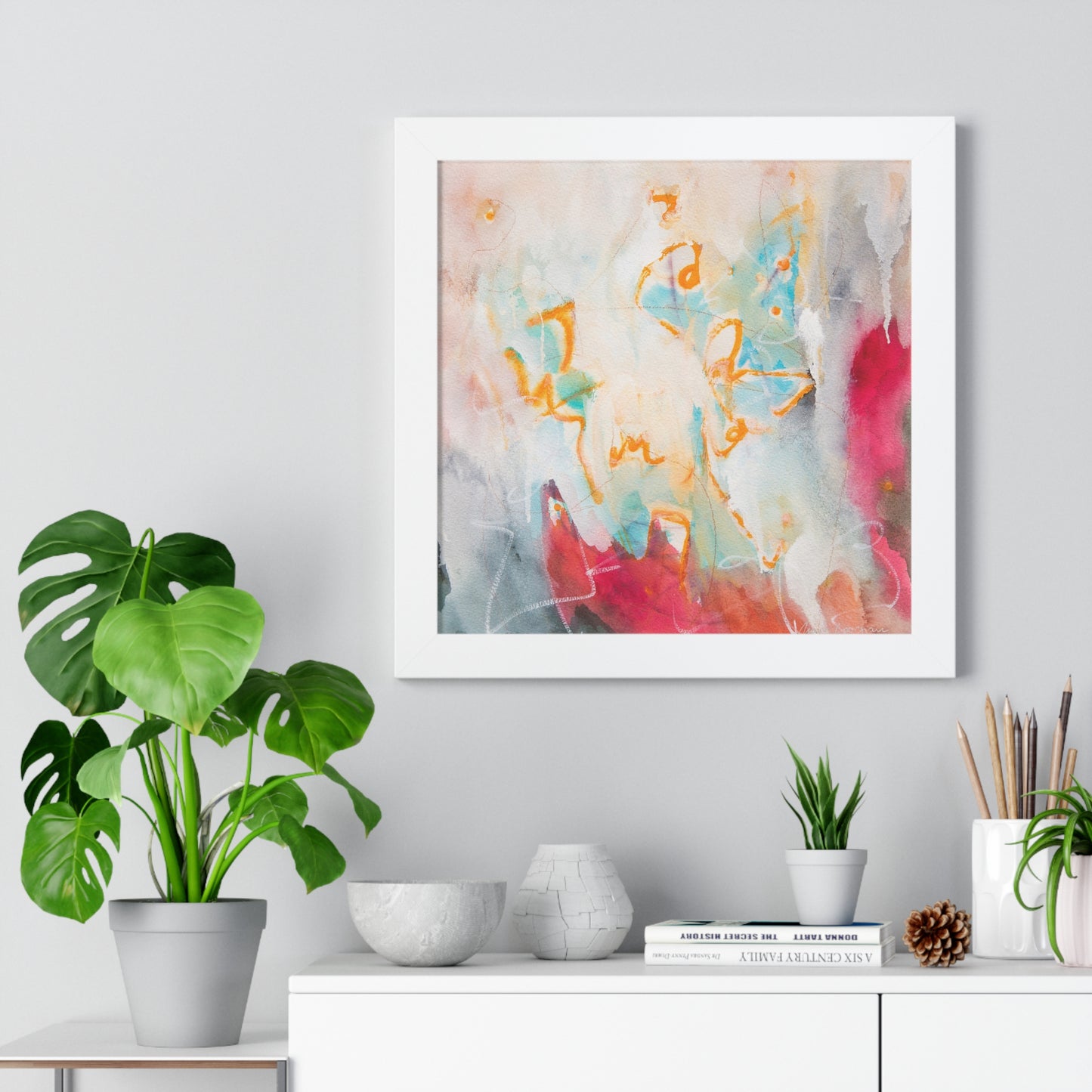 Framed Abstract Art Print