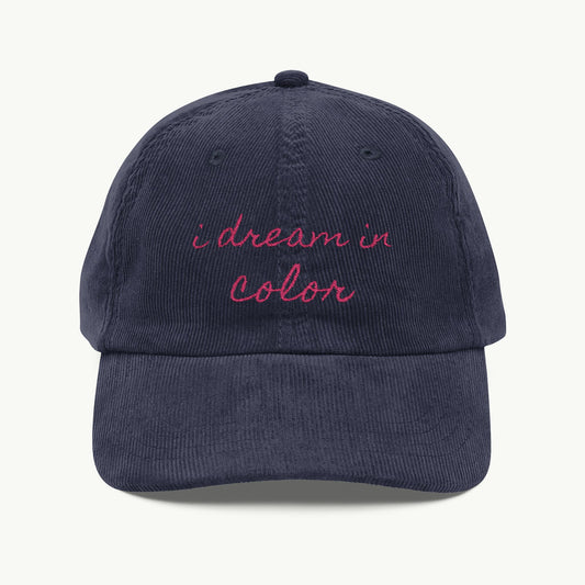 Vintage Corduroy Cap - i dream in color