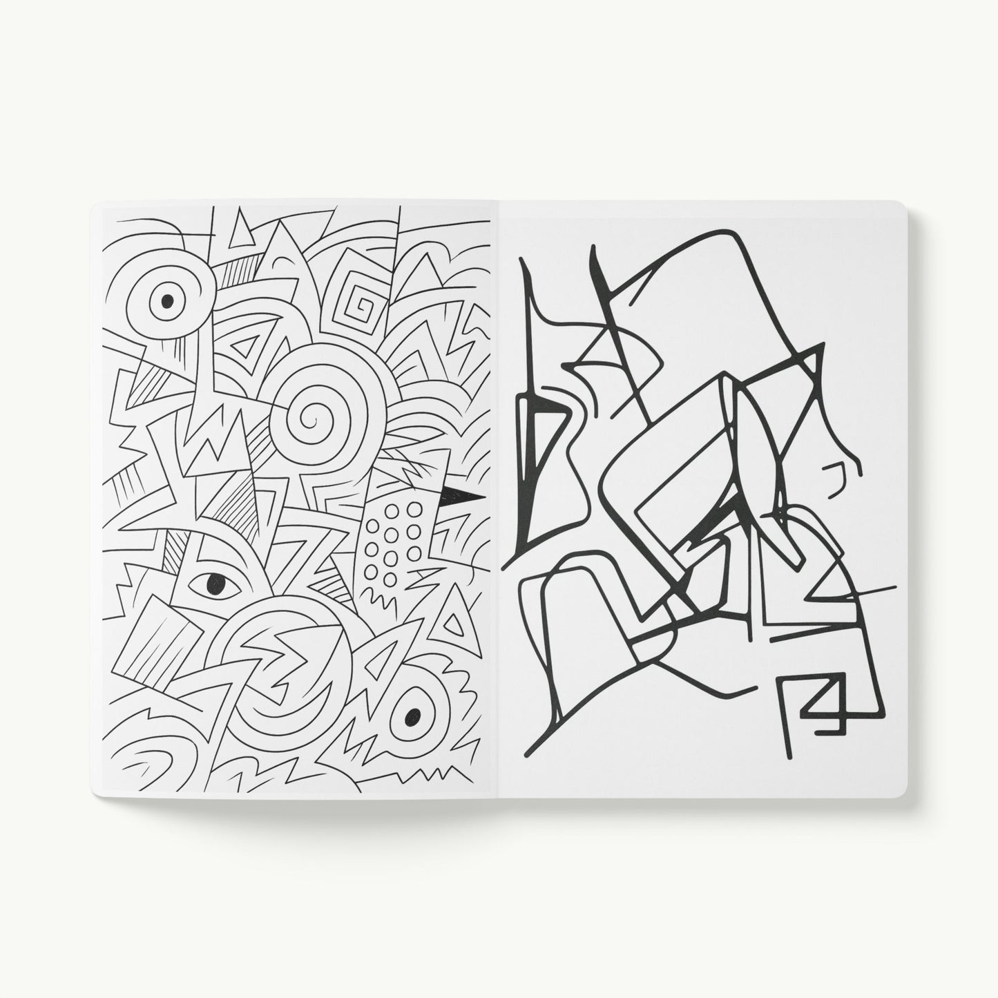 Soft Cover Lined Journal with Coloring Pages - Music Theory